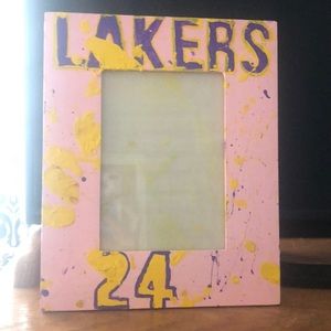 Lakers picture frame